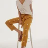 Pantalon Con Bordados^Slowlove Cheap
