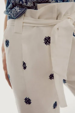 Pantalon Con Bordados^Slowlove Clearance