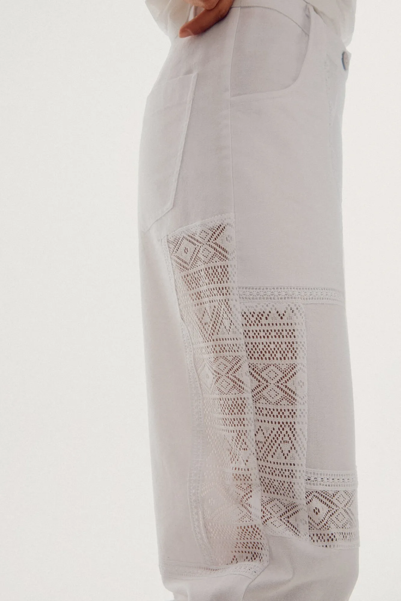 Pantalon Con Cintas De Croche^Slowlove Online
