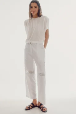 Pantalon Con Cintas De Croche^Slowlove Online