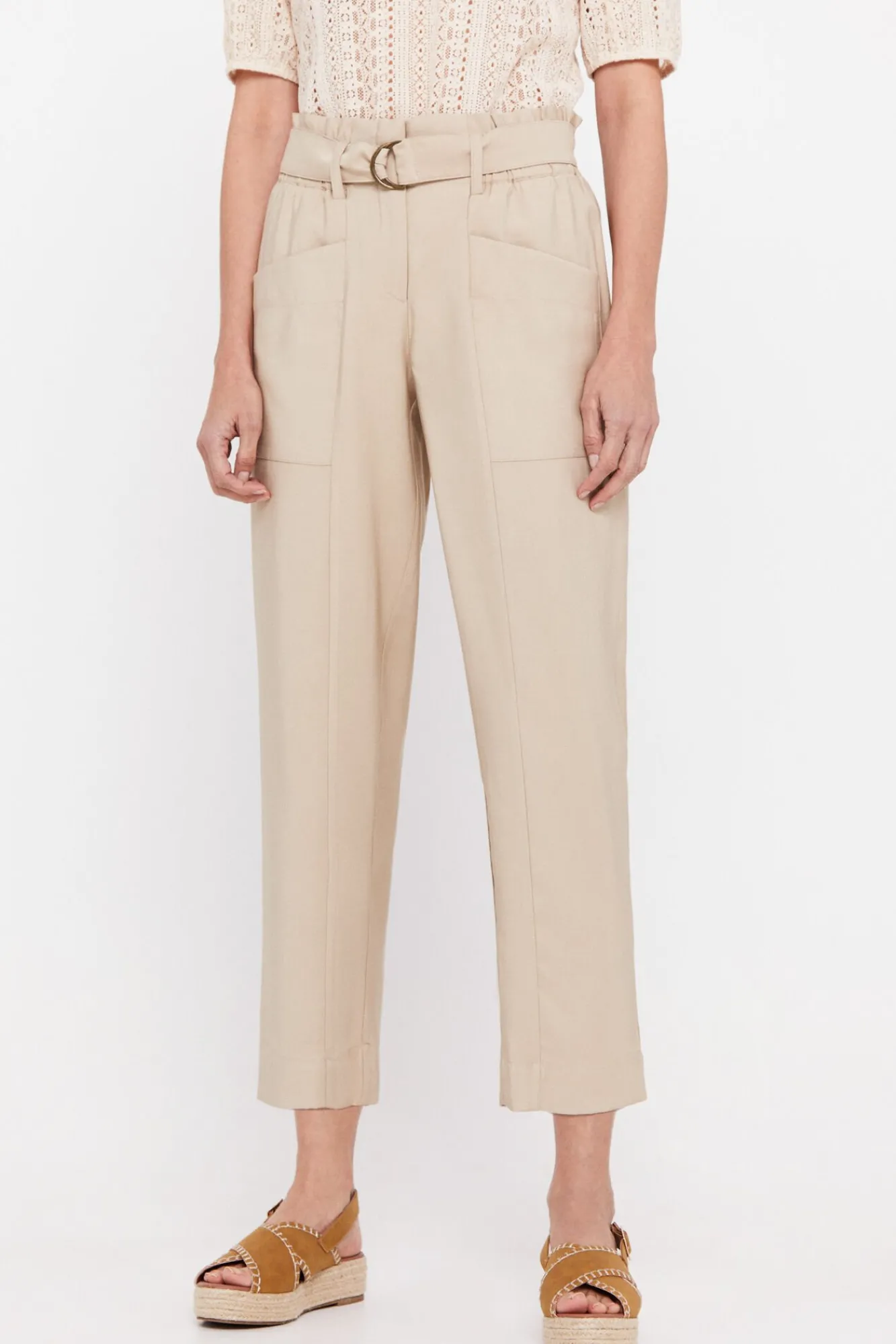 Pantalon Con Cinturon^Cortefiel Hot