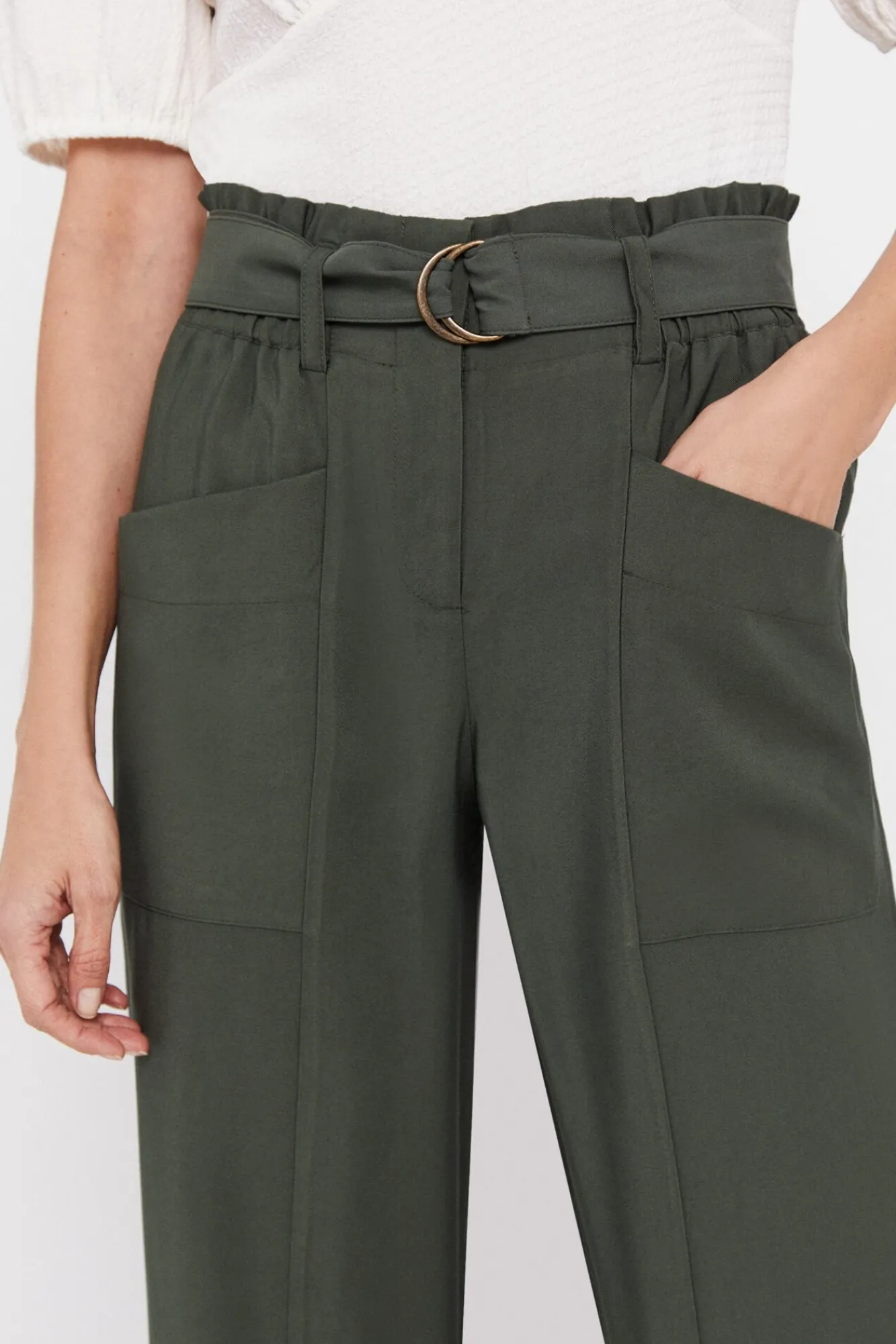Pantalon Con Cinturon^Cortefiel Shop