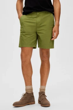 Pantalon Corto Chino De Algodon Organico.^Selected New