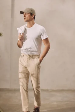 Pantalon Cropped Con Pinzas^Ooto Clearance