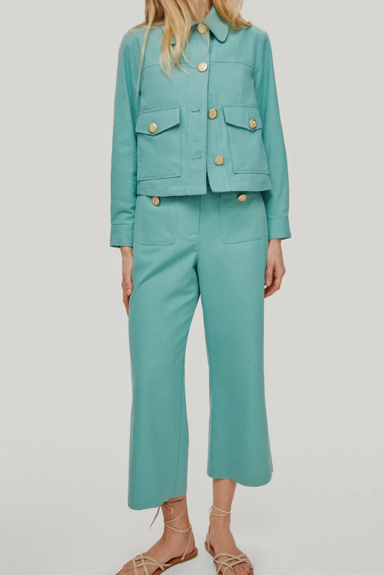 Pantalon Culotte Bolsillos Plastron^Pedro del Hierro Clearance