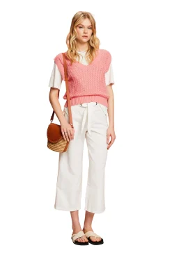 Pantalon Culotte Con Lino^Esprit Flash Sale