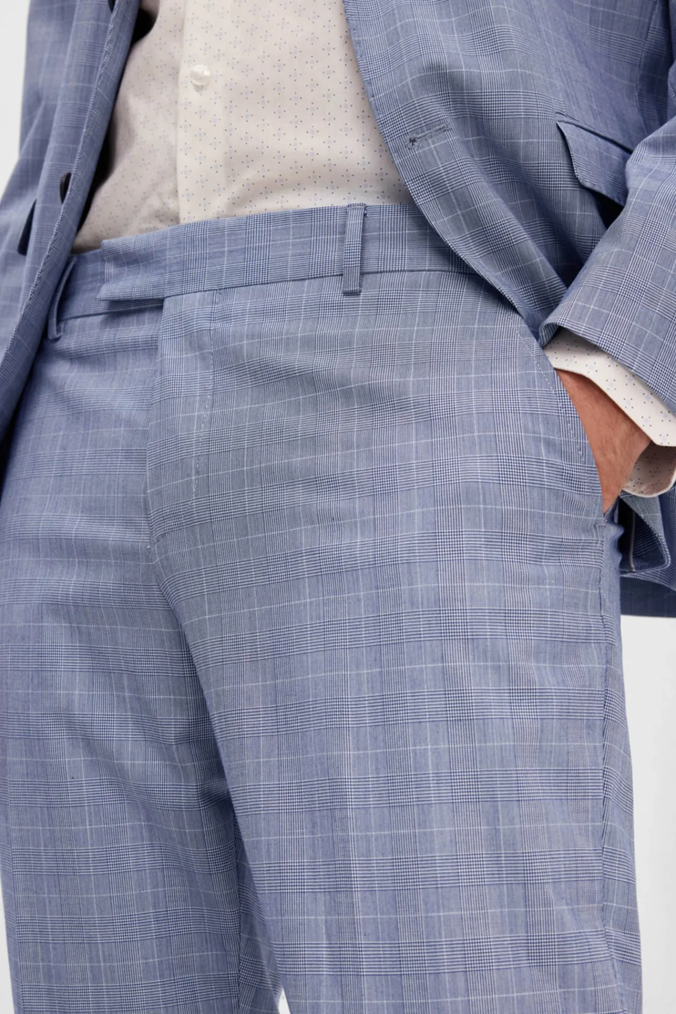 Pantalon De Cuadros De Traje.^Selected Fashion