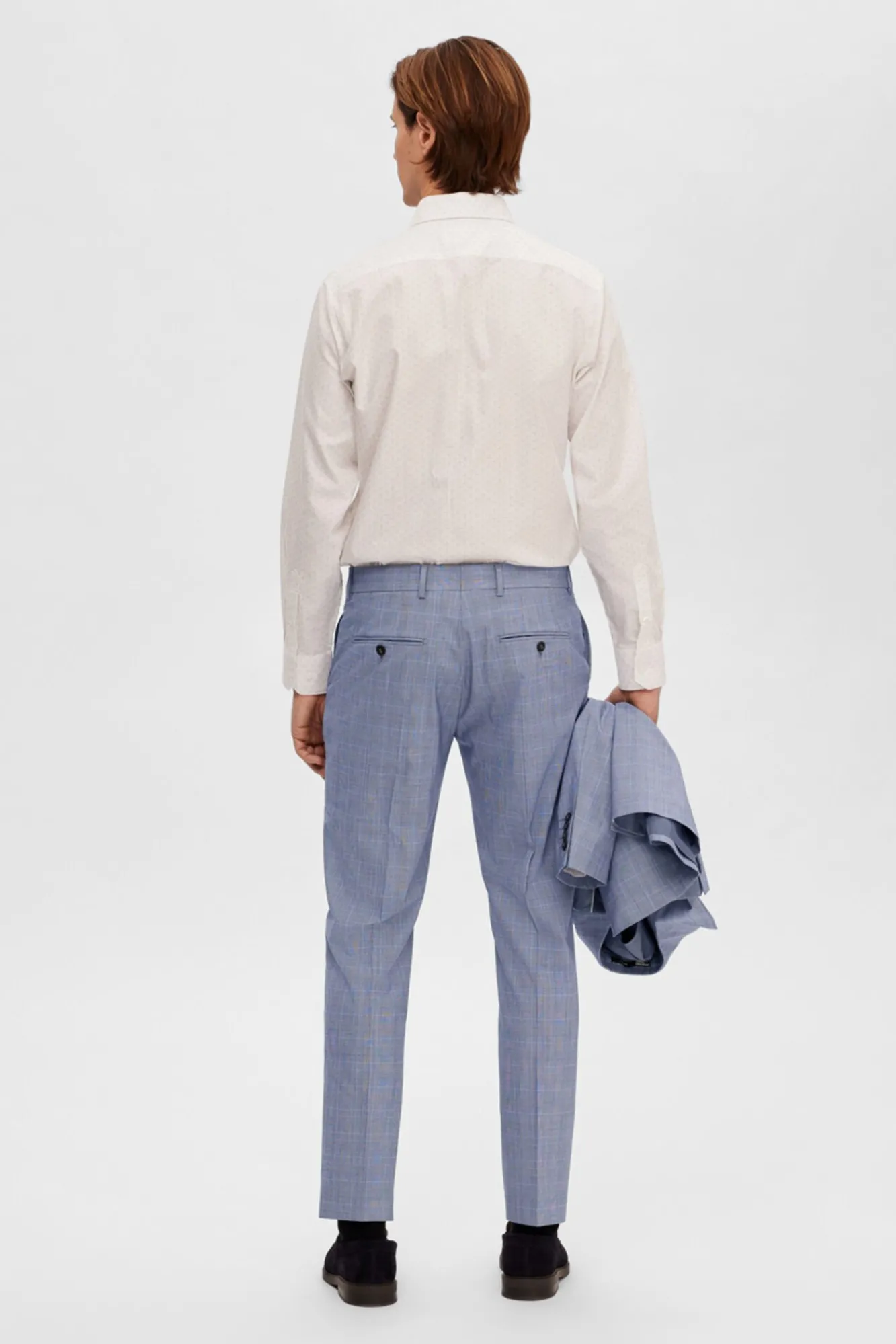 Pantalon De Cuadros De Traje.^Selected Fashion
