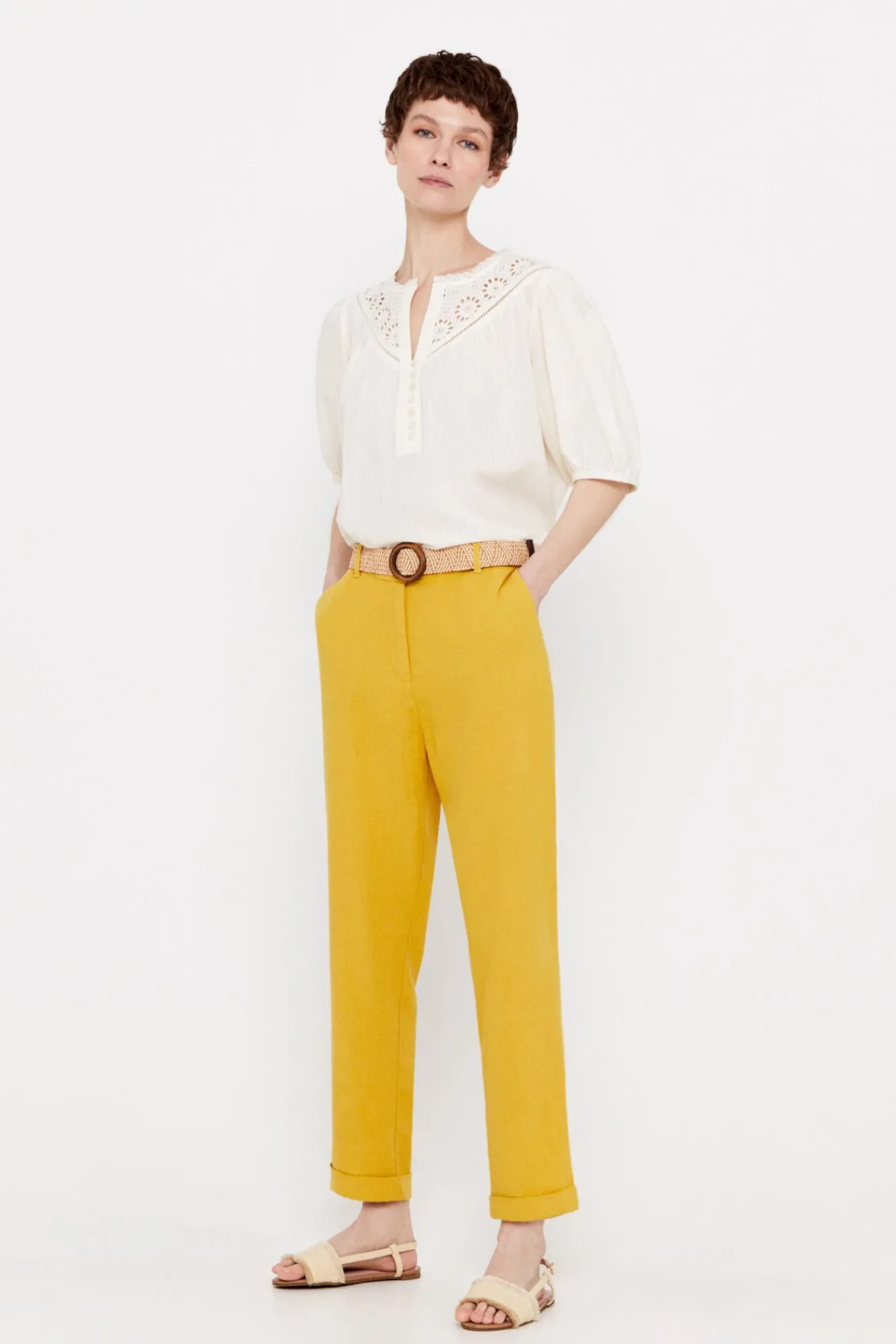 Pantalon De Lino^Cortefiel New