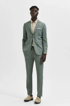 Pantalon De Lino Slim Fit^Selected Homme Cheap