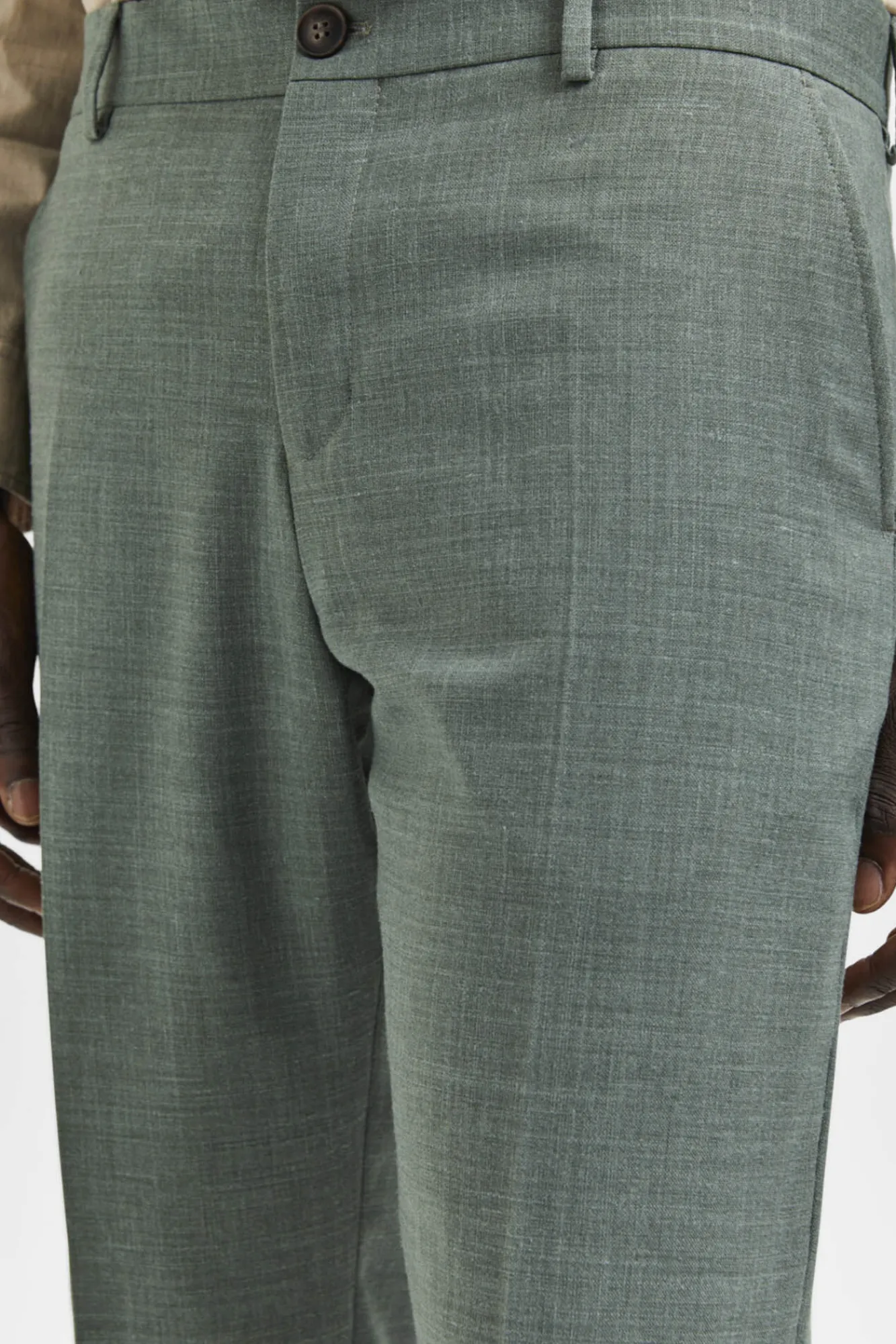 Pantalon De Lino Slim Fit^Selected Homme Cheap