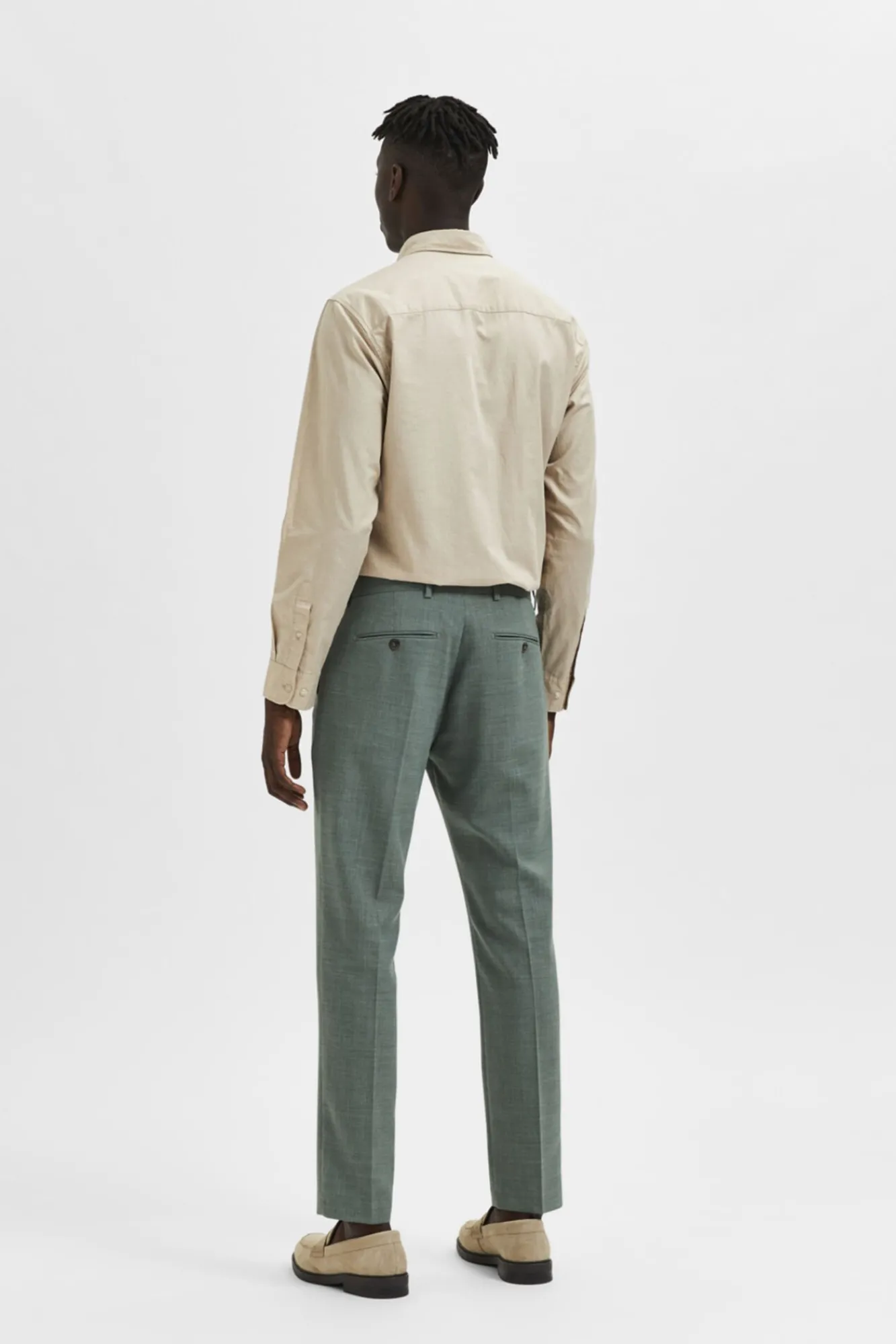 Pantalon De Lino Slim Fit^Selected Homme Cheap