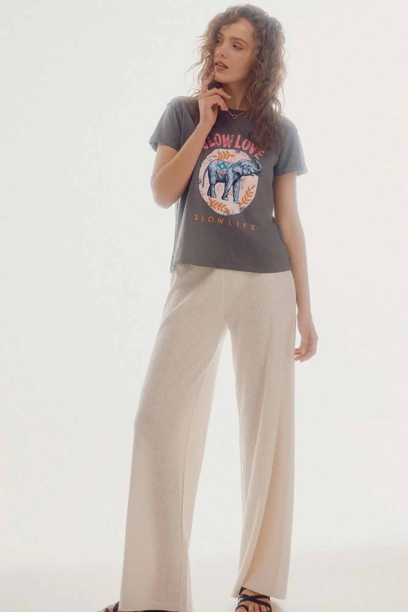 Pantalon De Punto^Slowlove Outlet