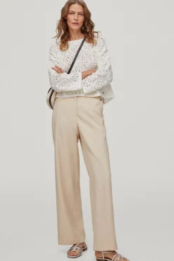 Pantalon De Tiro Alto Pespuntes^Pedro del Hierro Hot