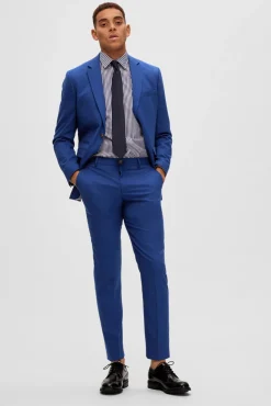 Pantalon De Traje Slim Fit Con Lana^Selected Clearance