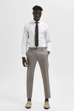 Pantalon De Traje Slim Fit Estructura^Selected Cheap