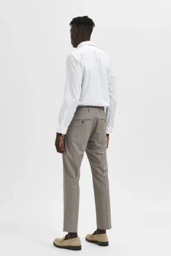 Pantalon De Traje Slim Fit Estructura^Selected Cheap