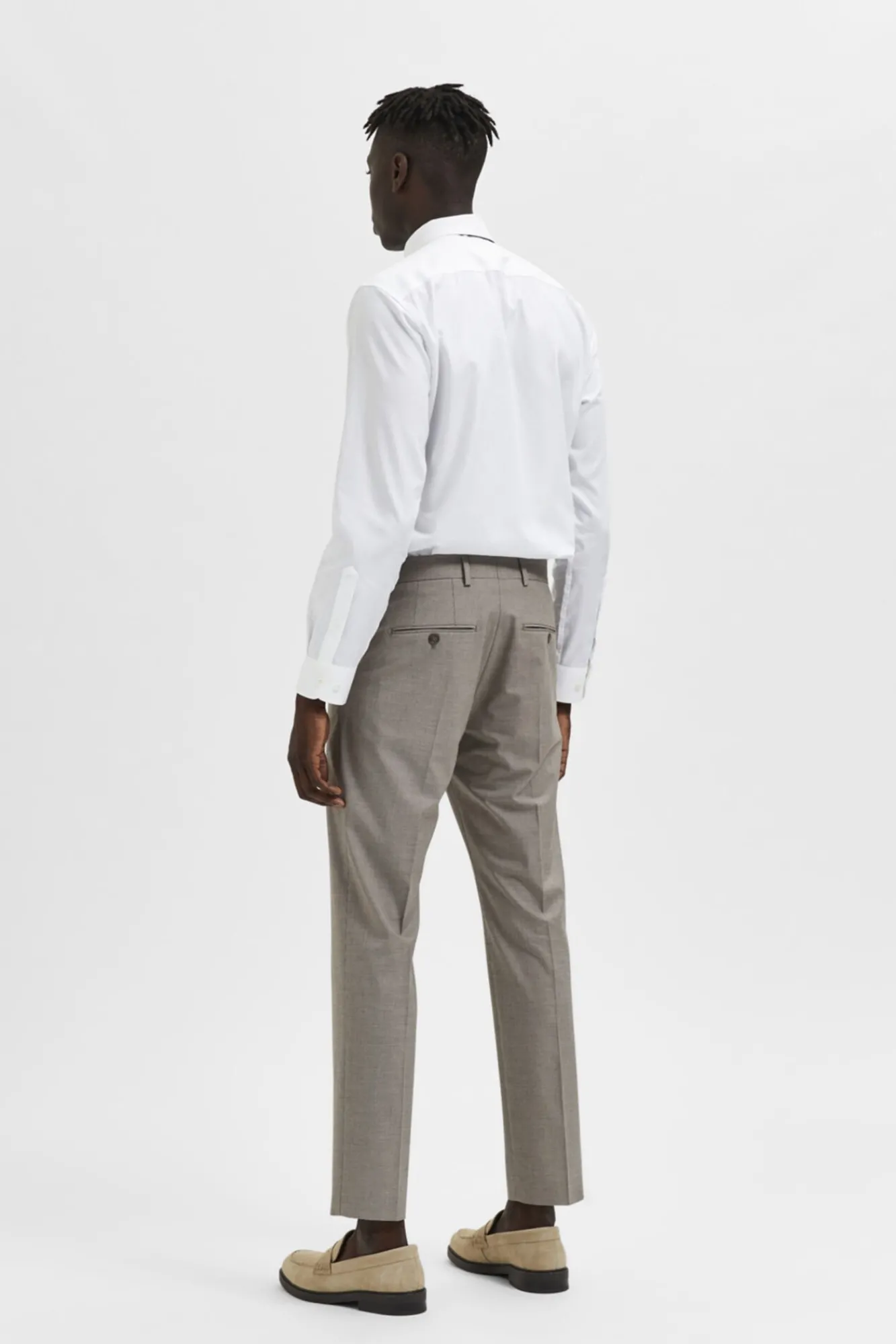 Pantalon De Traje Slim Fit Estructura^Selected Cheap