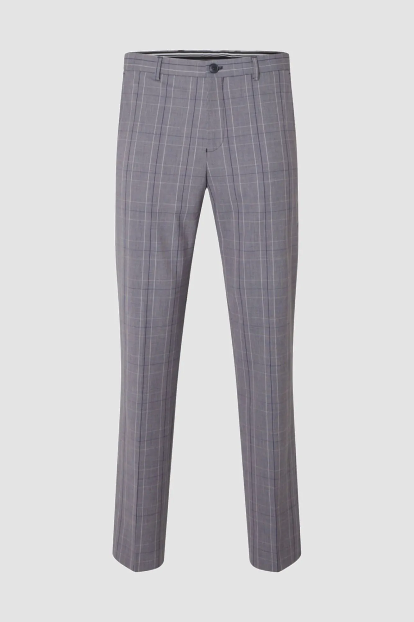 Pantalon De Traje Slim Fit De Cuadros^Selected Cheap