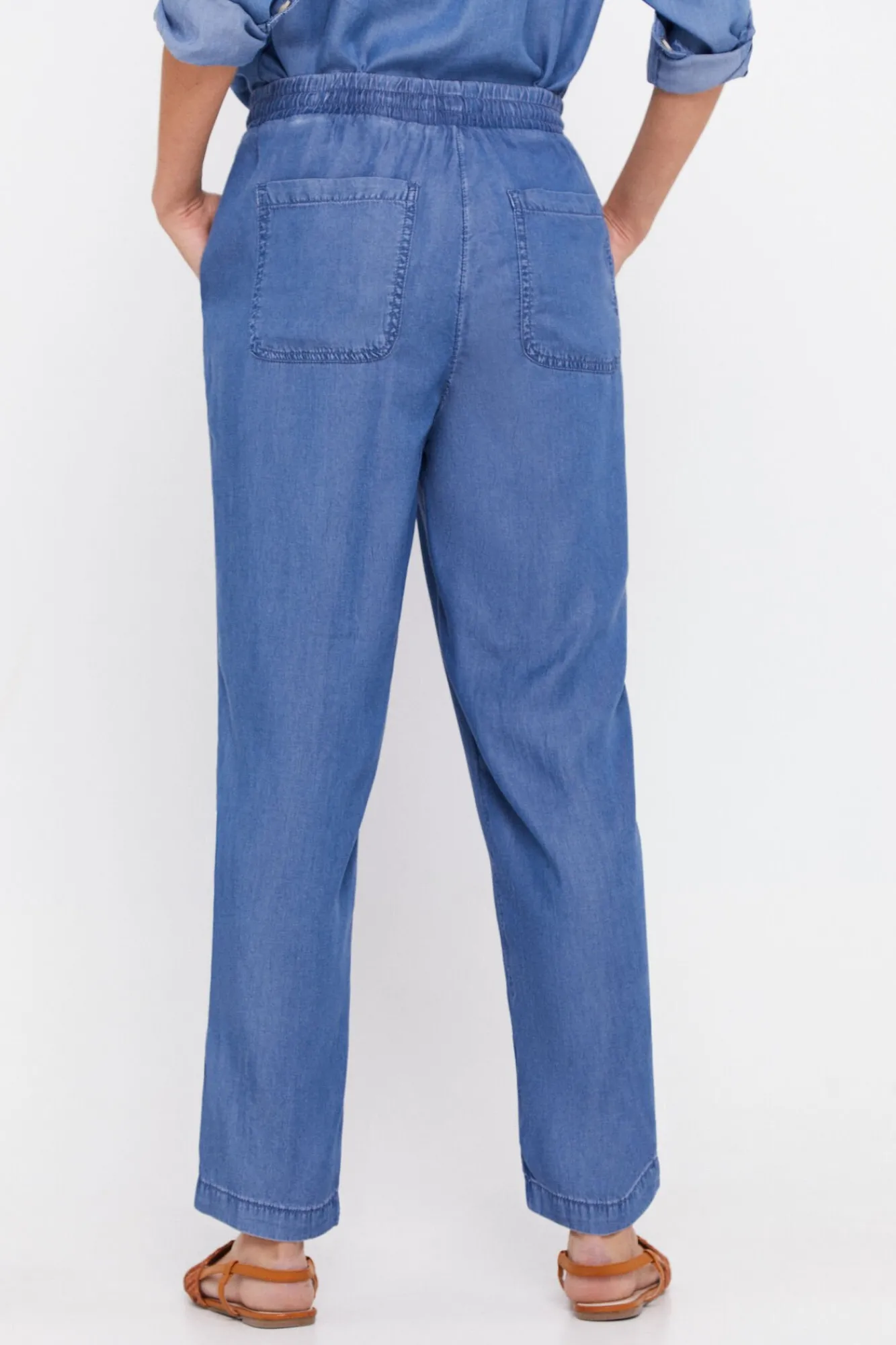 Pantalon Fluido 100% Tencel^Cortefiel Store