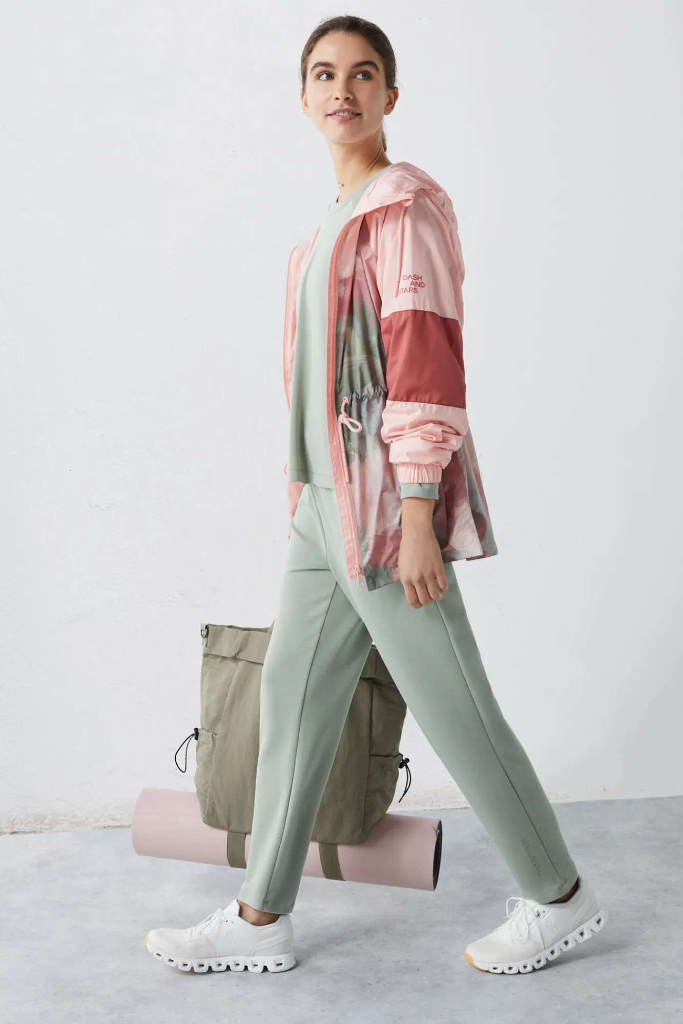 Pantalon Jogger Felpa Soft Verde^Dash and Stars Outlet