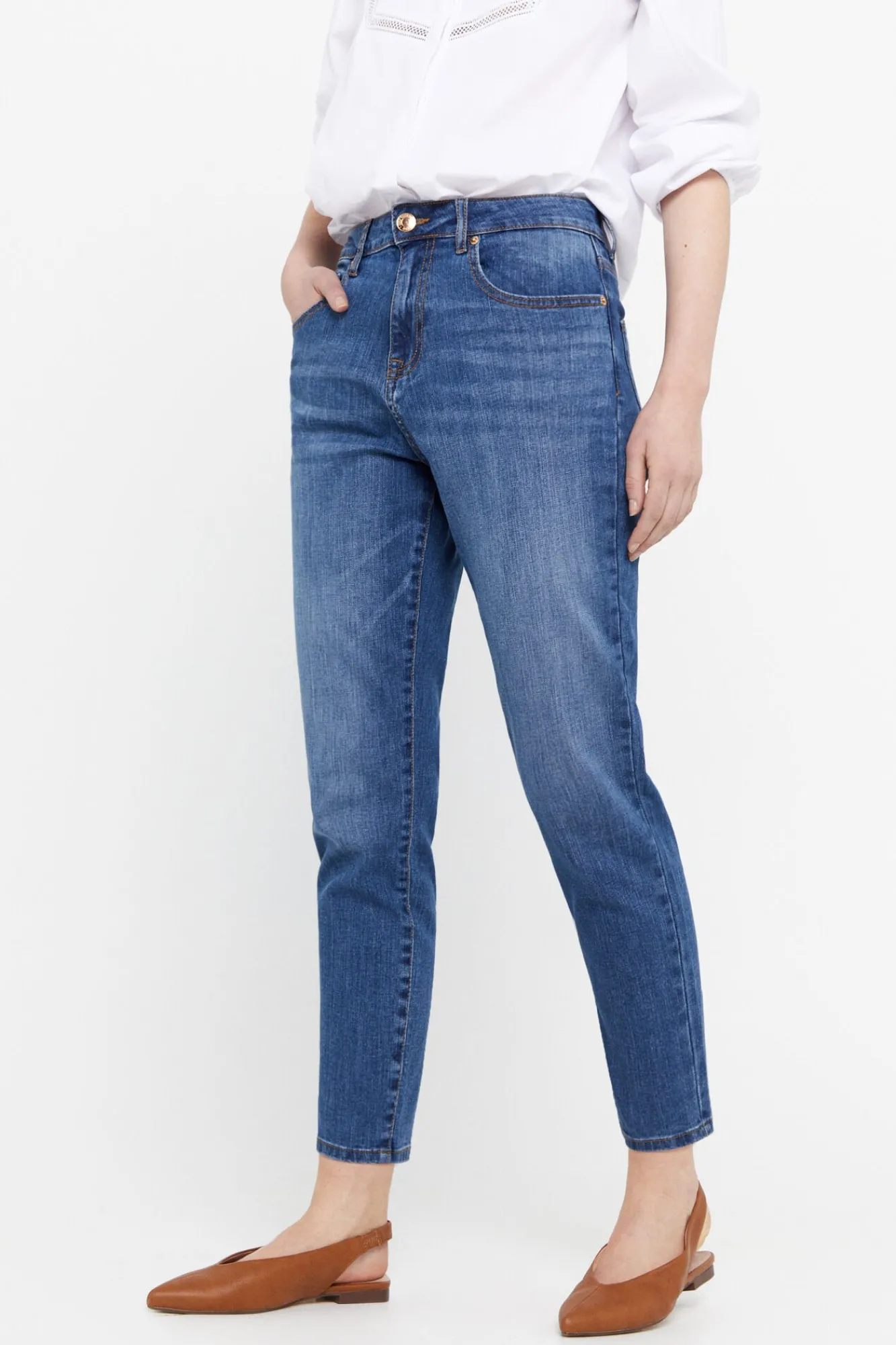 Pantalon Mom Fit^Cortefiel Clearance