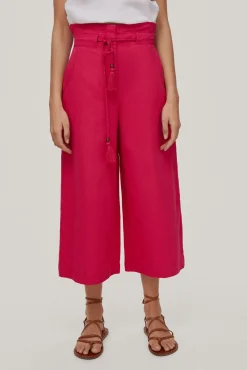 Pantalon Paperbag Lino Algodon^Pedro del Hierro Discount