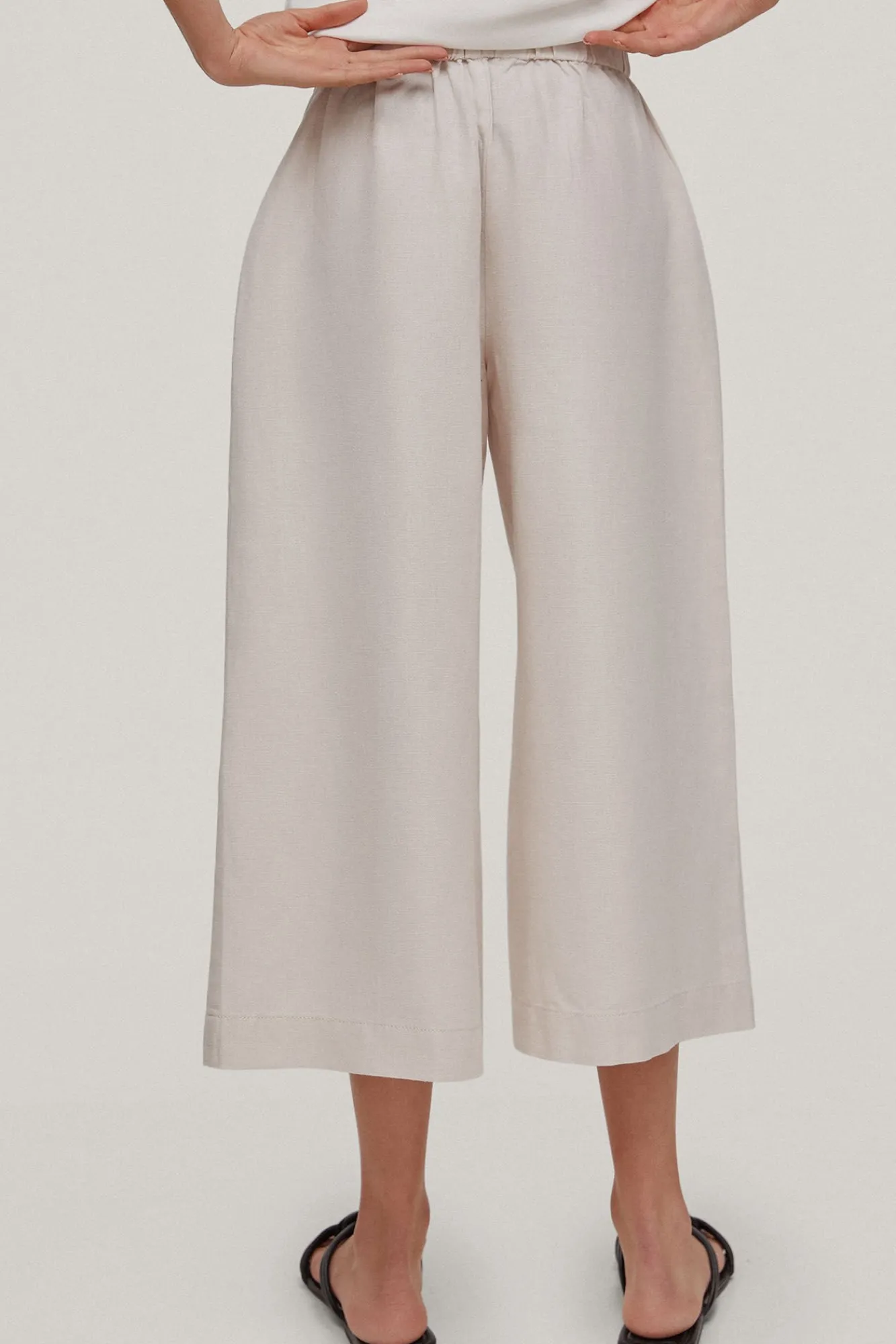Pantalon Paperbag Lino Algodon^Pedro del Hierro Cheap