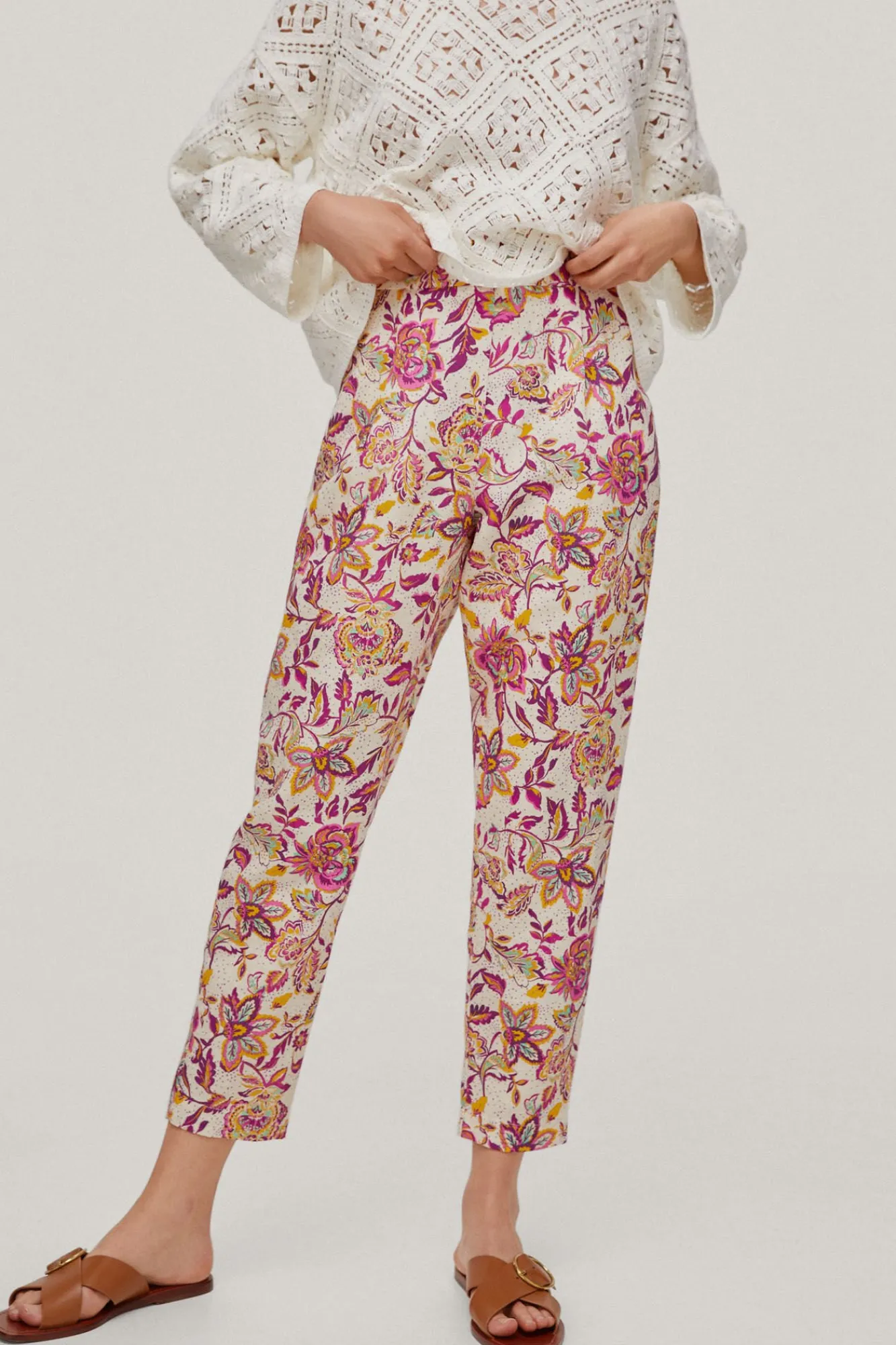 Pantalon Pinzas Estampado^Pedro del Hierro Sale