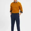 Pantalon Slim Fit Estructura^Selected Best Sale