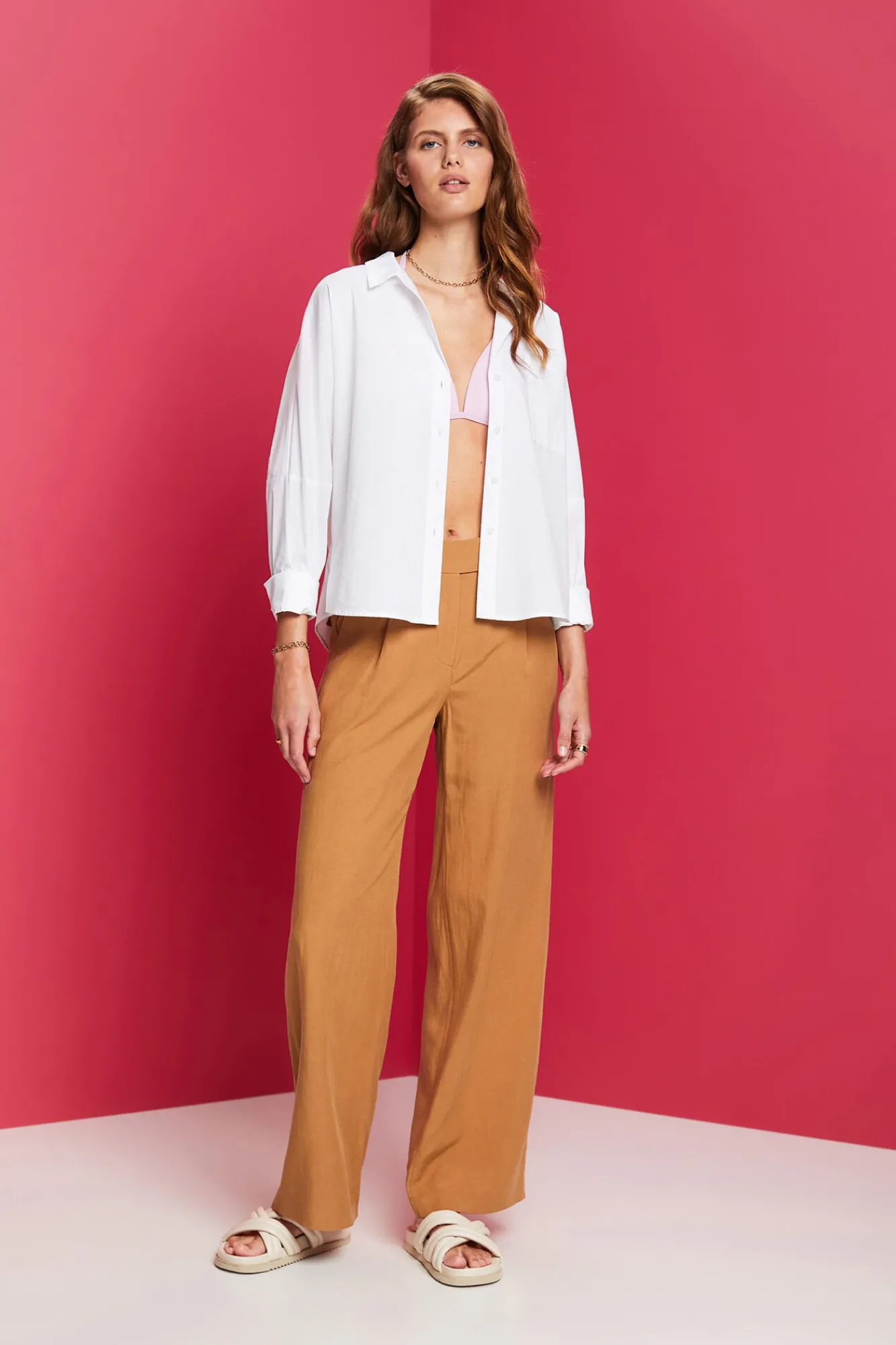 Pantalon Tencel™ Wide Leg^Esprit Discount