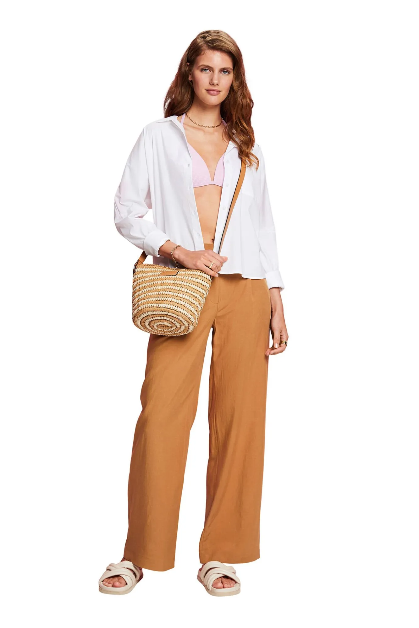Pantalon Tencel™ Wide Leg^Esprit Discount