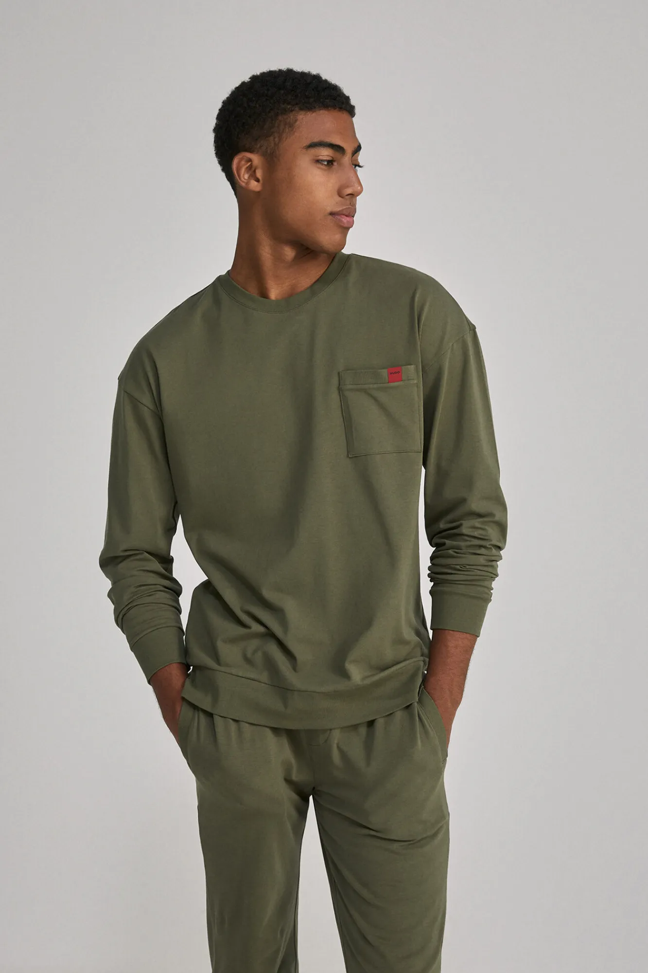 Pantalon Tipo Jogger^HUGO Discount