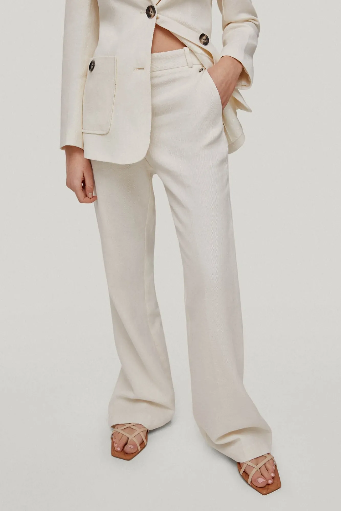 Pantalon Traje De Tiro Alto.^Pedro del Hierro Cheap