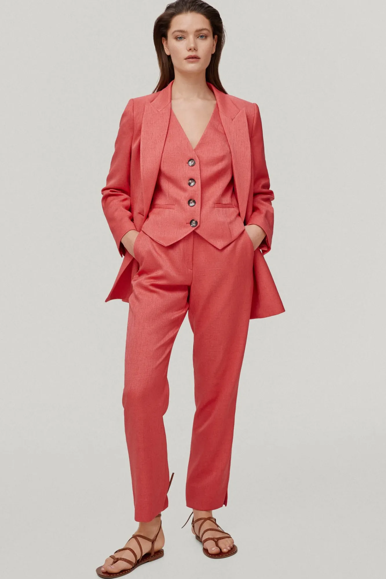 Pantalon Traje De Tiro Medio.^Pedro del Hierro Hot