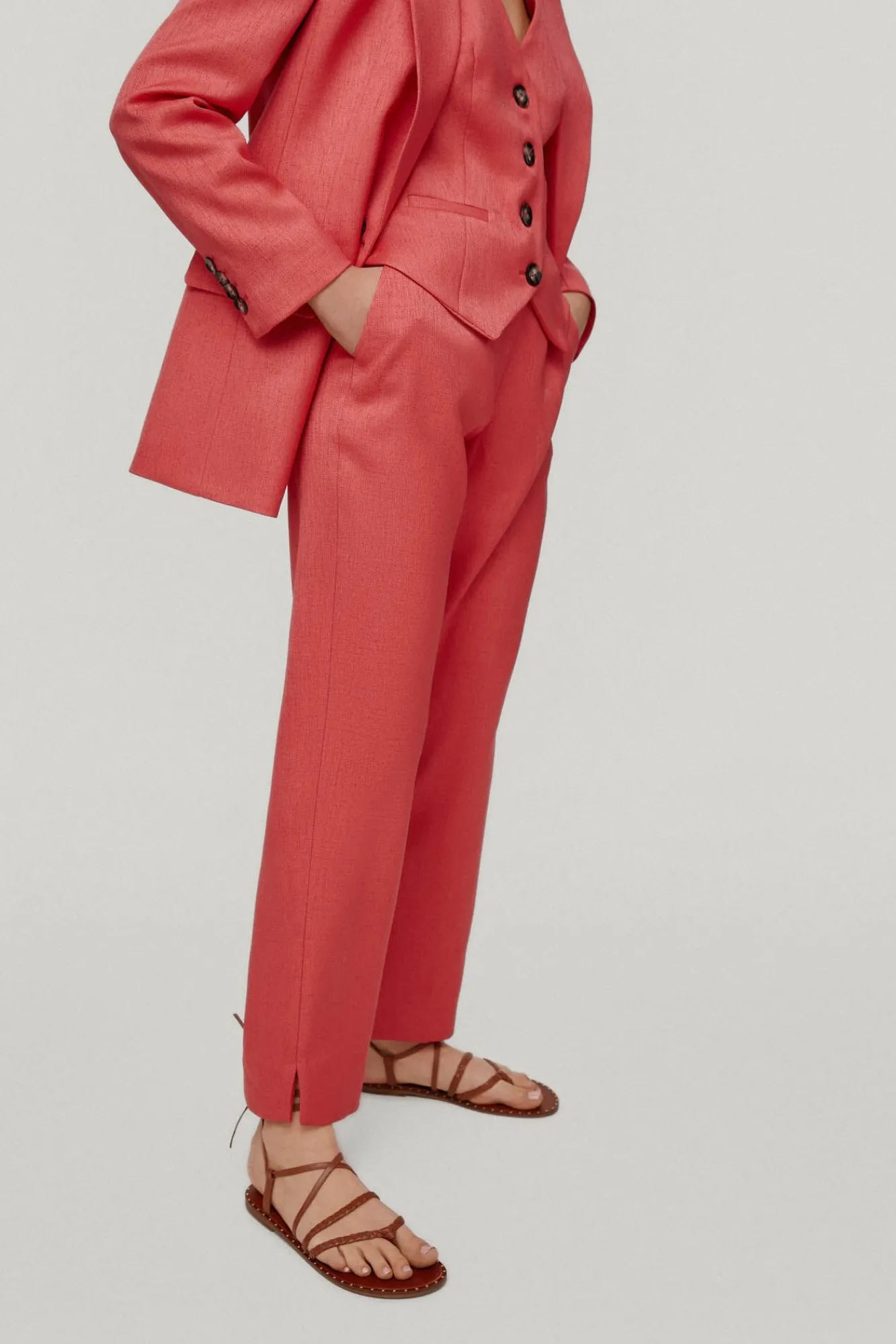Pantalon Traje De Tiro Medio.^Pedro del Hierro Hot