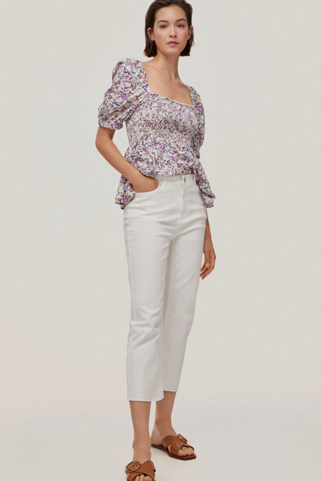 Pantalon Vaquero 5 Bolsillos Straight Fit Capri^Pedro del Hierro Online