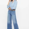 Pantalon Vaquero 5 Bolsillos Fit Palazzo^Cortefiel Store