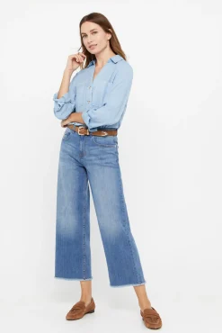 Pantalon Vaquero 5 Bolsillos Fit Palazzo^Cortefiel Store