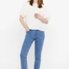 Pantalon Vaquero 5 Bolsillos Fit Crop^Cortefiel Clearance