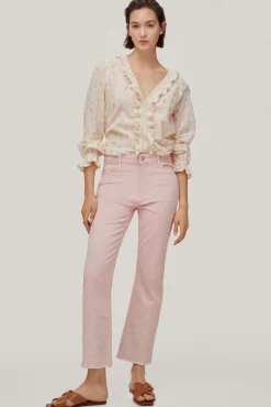 Pantalon Vaquero 5 Bolsillos Flare Fit Bordado^Pedro del Hierro Clearance