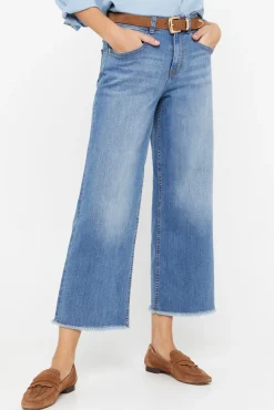 Pantalon Vaquero 5 Bolsillos Fit Palazzo^Cortefiel Store
