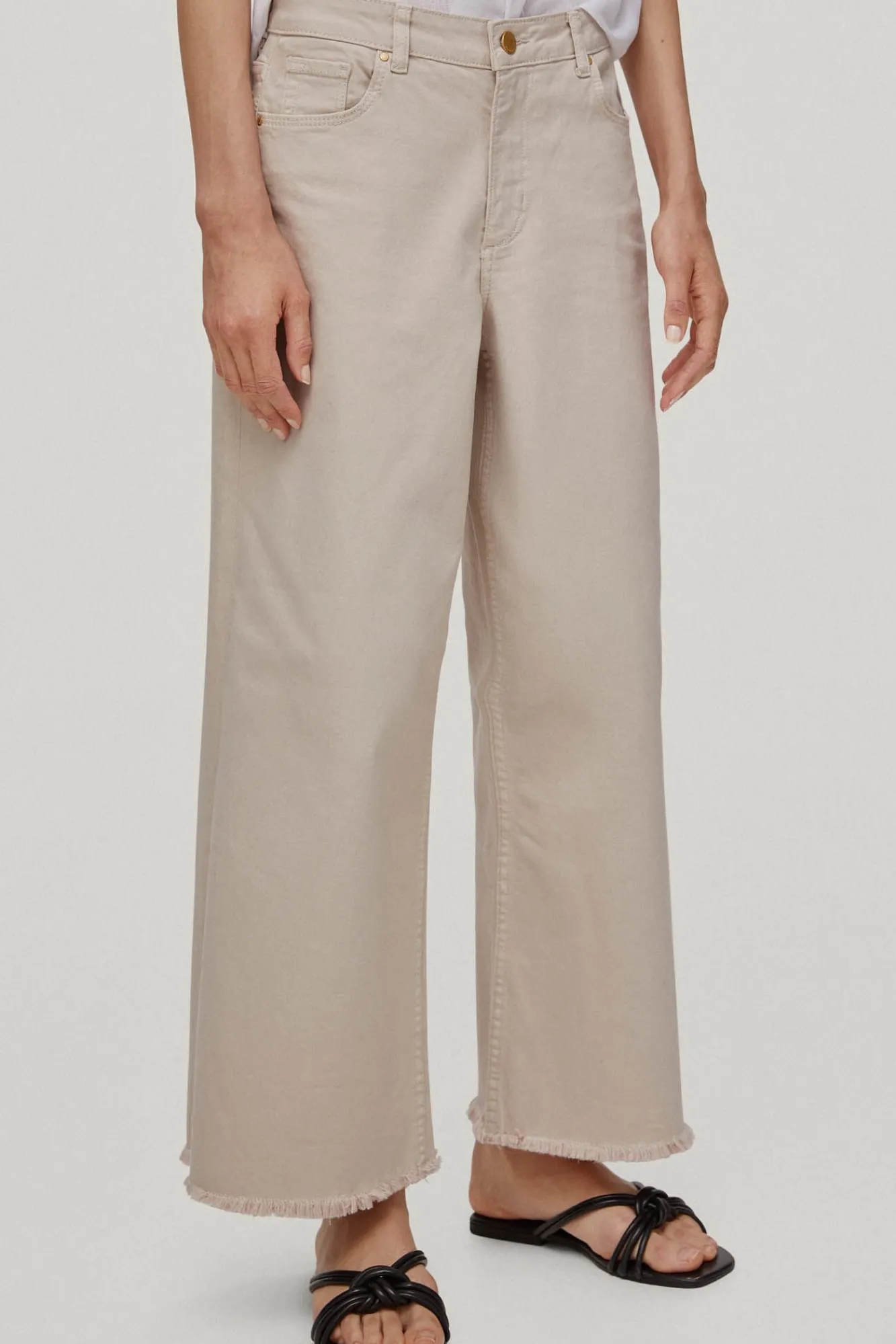 Pantalon Vaquero 5 Bolsillos Wide Leg Cropped^Pedro del Hierro Store
