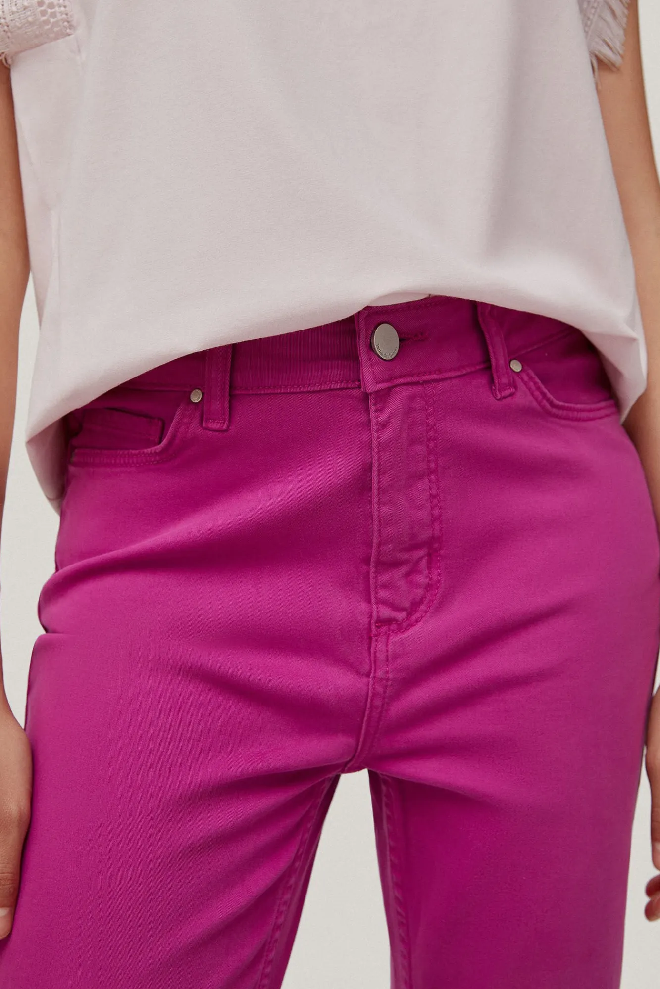 Pantalon Vaquero 5 Bolsillos Straight Fit Capri^Pedro del Hierro New