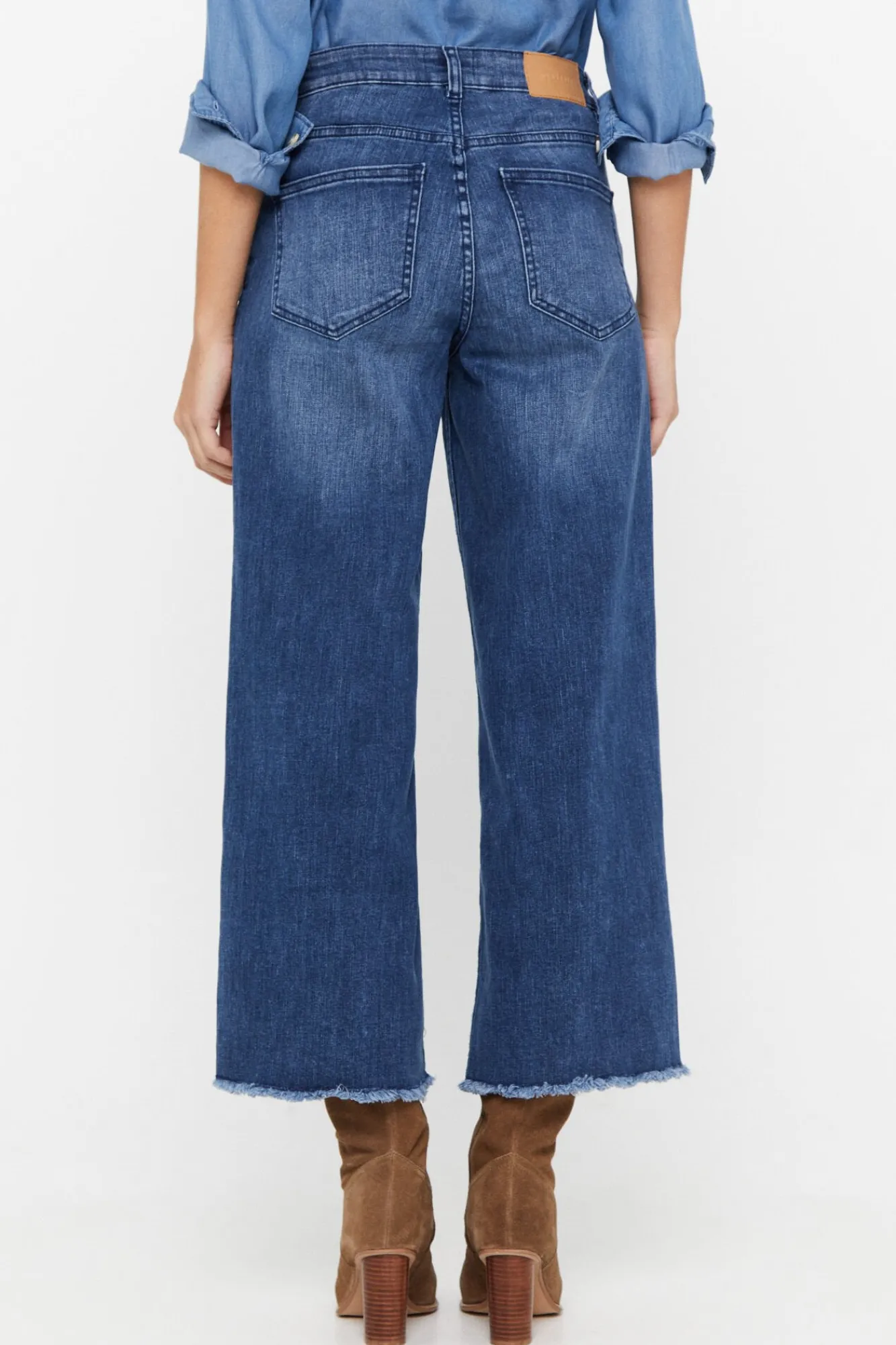 Pantalon Vaquero 5 Bolsillos Fit Palazzo^Cortefiel Hot