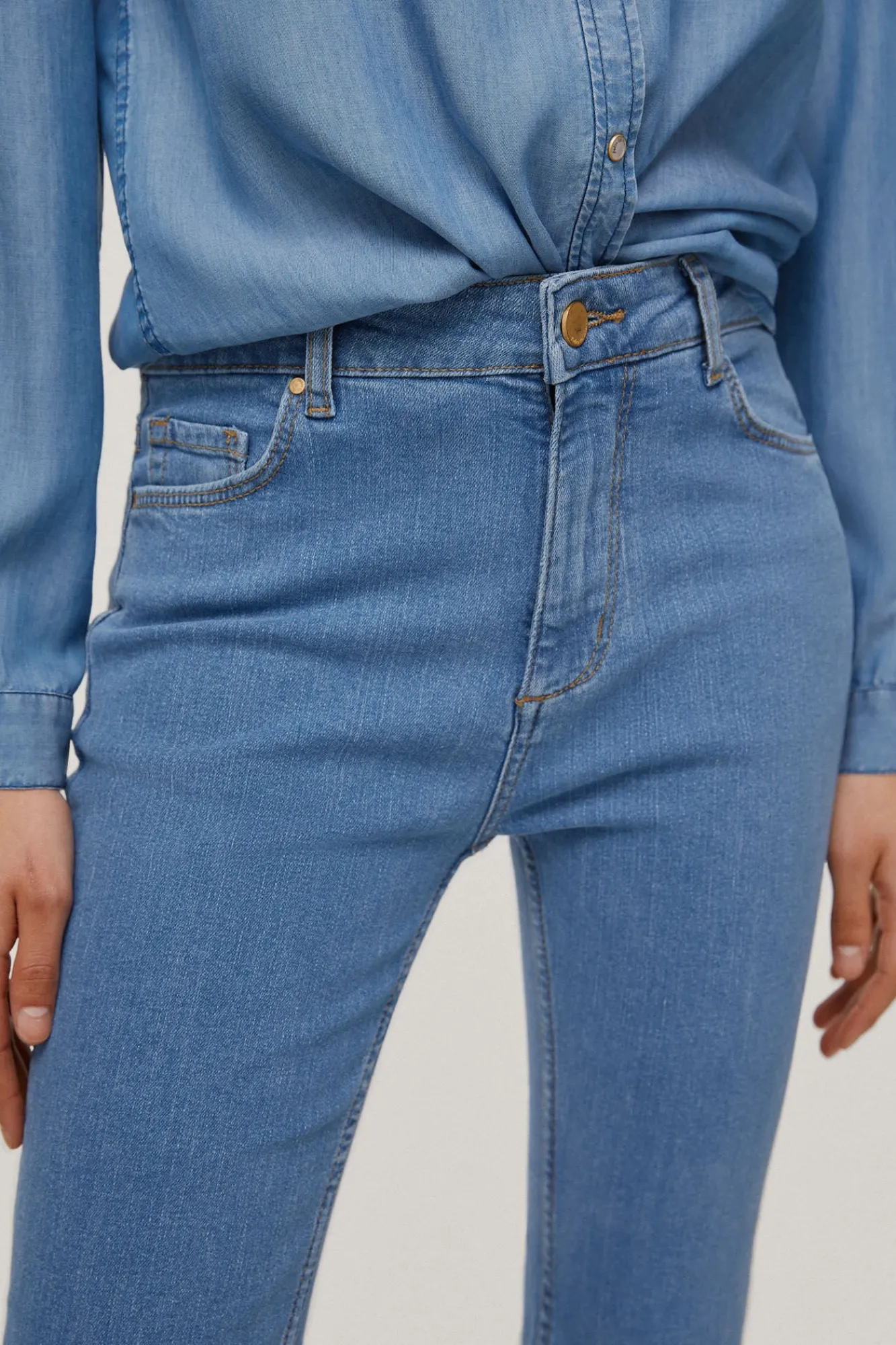 Pantalon Vaquero 5 Bolsillos Flare Fit Cropped^Pedro del Hierro Clearance