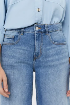 Pantalon Vaquero 5 Bolsillos Fit Palazzo^Cortefiel Store