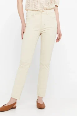 Pantalon Vaquero 5 Bolsillos Fit Crop^Cortefiel New