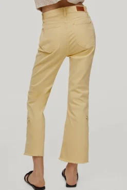 Pantalon Vaquero 5 Bolsillos Flare Fit Cropped Bordado^Pedro del Hierro Cheap