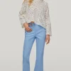 Pantalon Vaquero Botones Straight Fit Cropped^Pedro del Hierro Sale